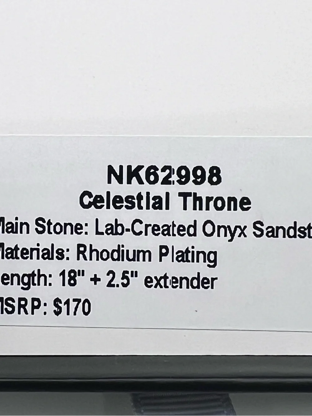 Bomb Party BP Obsidia Necklace Celestial Throne